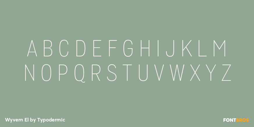 Wyvern El Font Poster #1