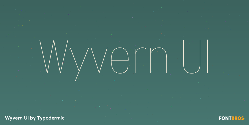 Wyvern Ul Font Poster #1