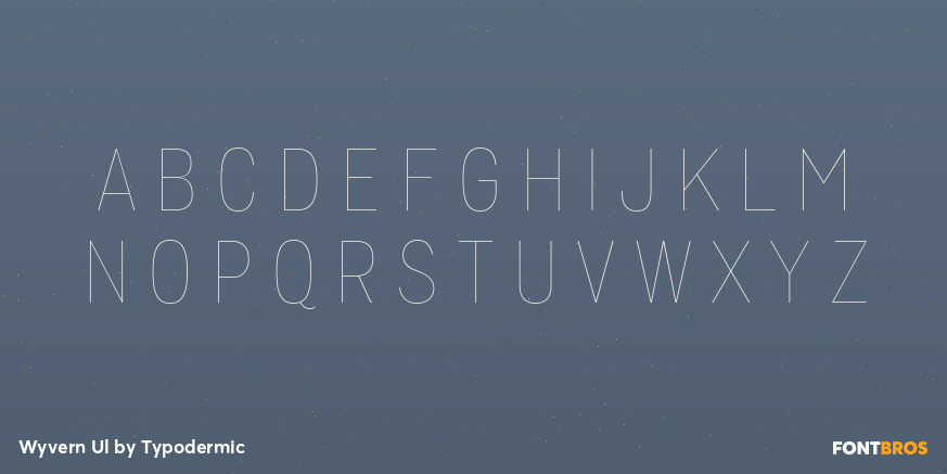 Wyvern Ul Font Poster #2