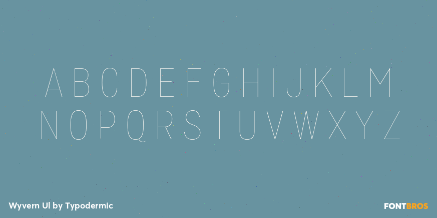 Wyvern Ul Font Poster #1