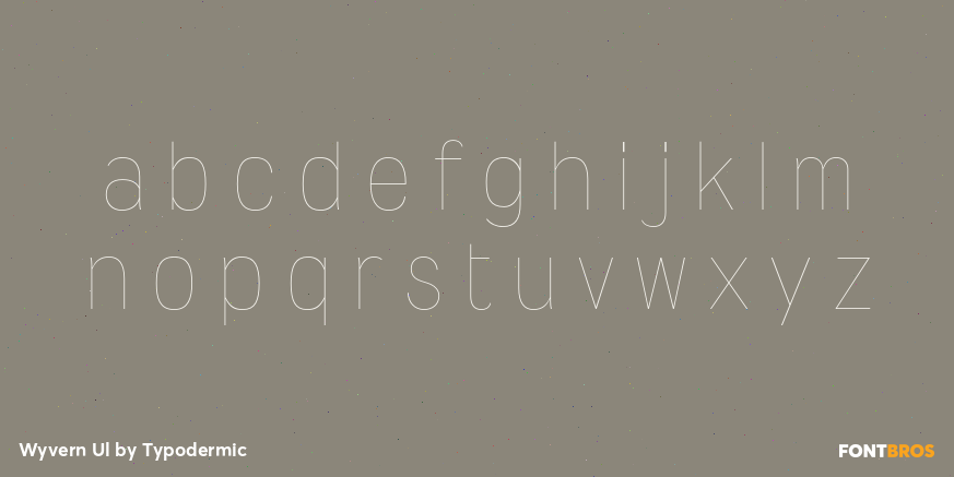 Wyvern Ul Font Poster #1