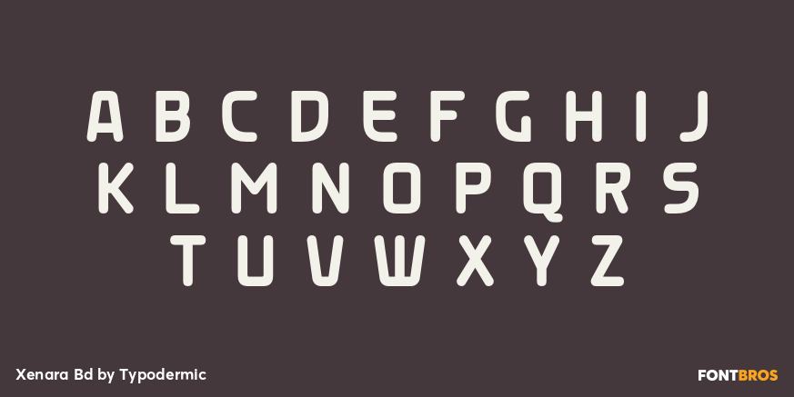 Xenara Bd Font Poster #1