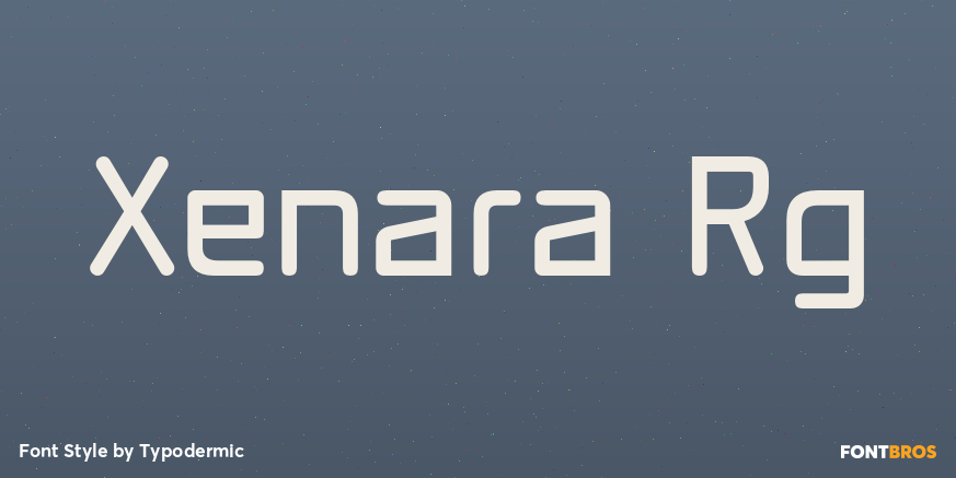 Xenara Rg Font Poster #1