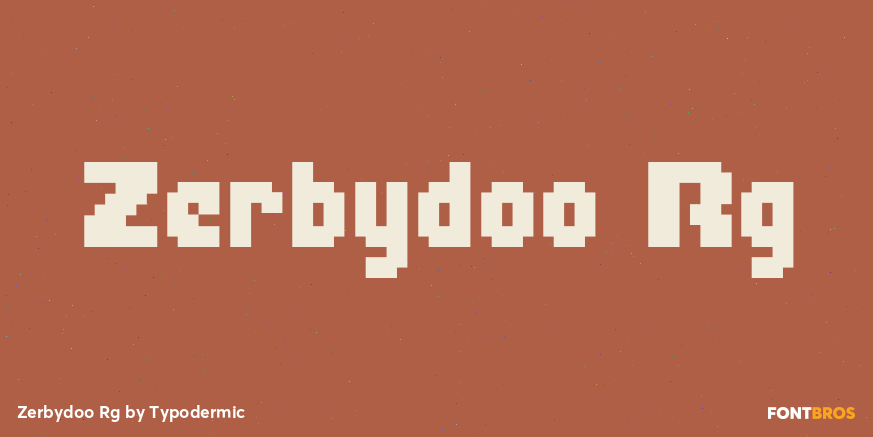 Zerbydoo Rg Font Poster #1