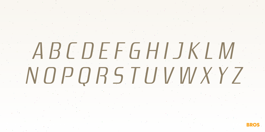 Zrnic Lt It Font Poster #2