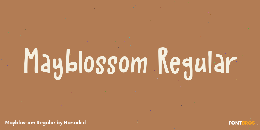 Mayblossom Regular Font Poster #1