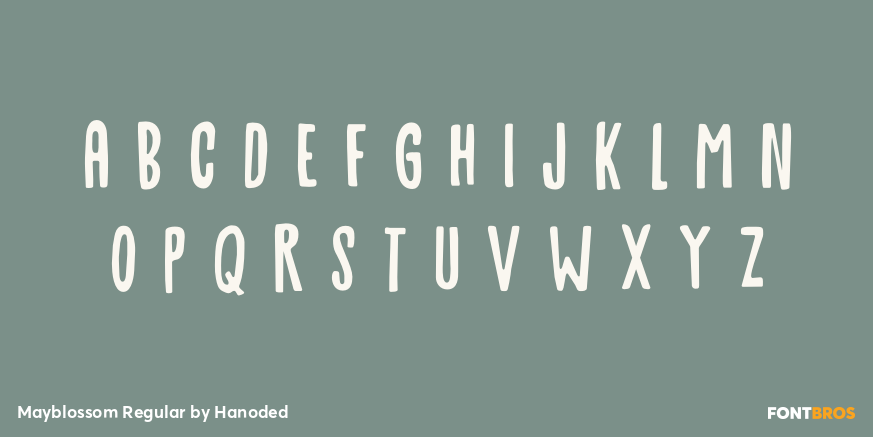 Mayblossom Regular Font Poster #2