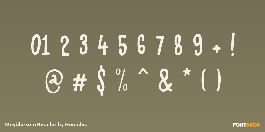 Mayblossom Regular Font Poster #4