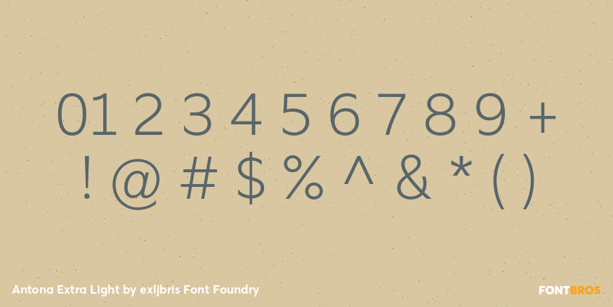 Antona Extra Light Font Poster #4