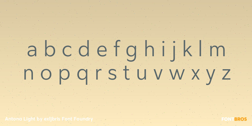 Antona Light Font Poster #3