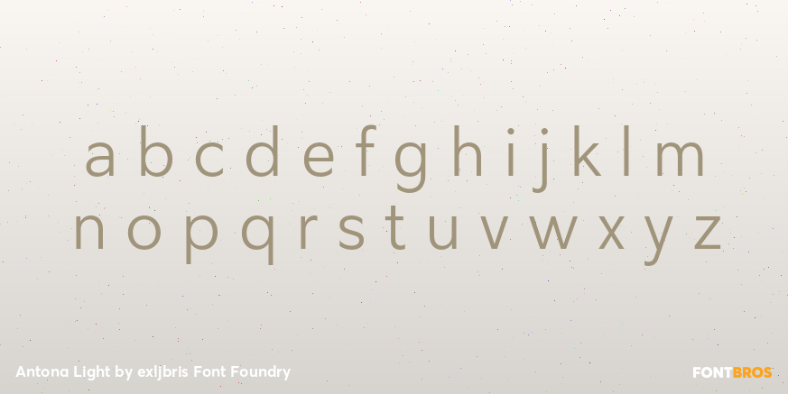 Antona Light Font Poster #1