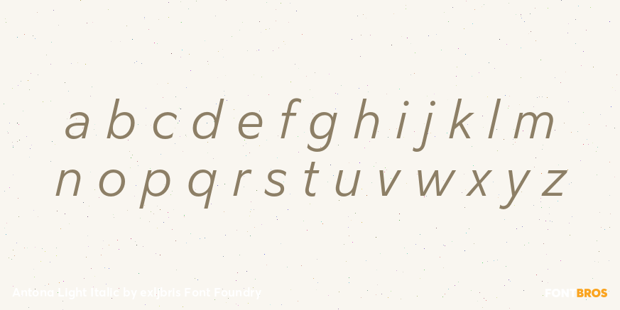 Antona Light Italic Font Poster #3