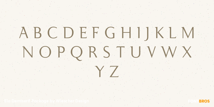 Ela Demiserif Package Font Poster #2