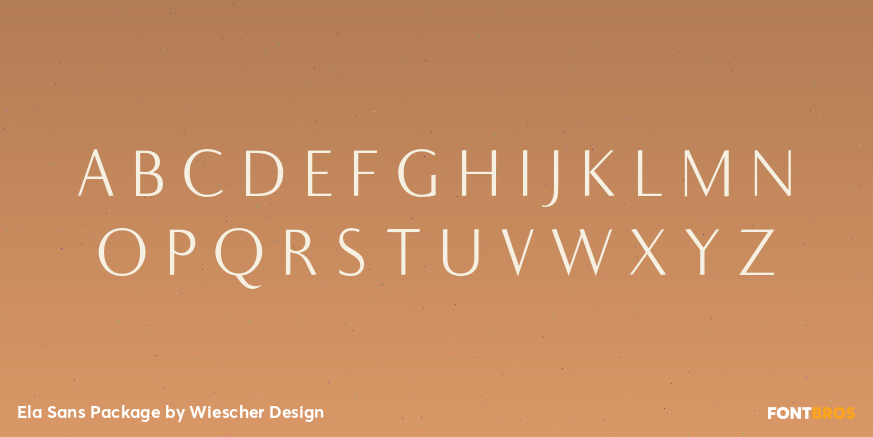 Ela Sans Package Font Poster #1