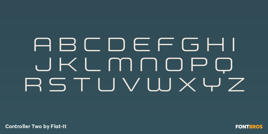 Controller Two Font Poster #2