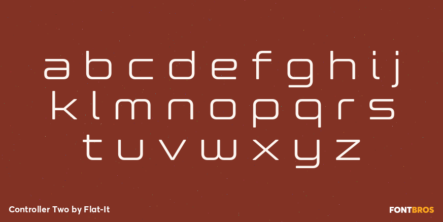 Controller Two Font Poster #3