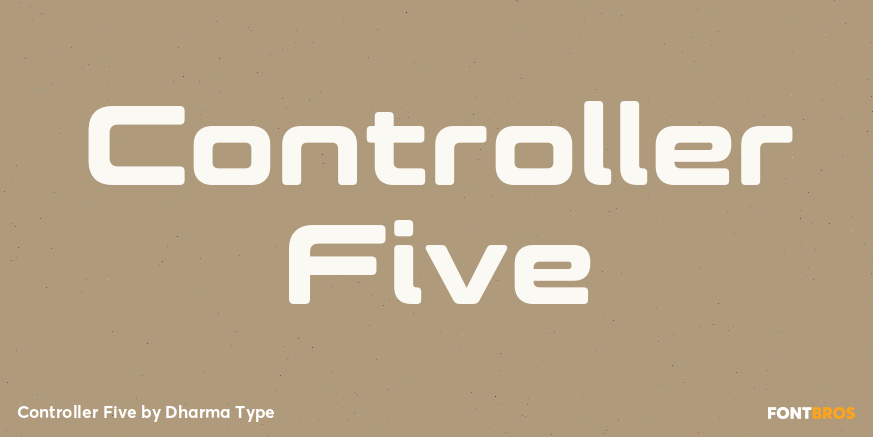 Controller Five Font Poster #1