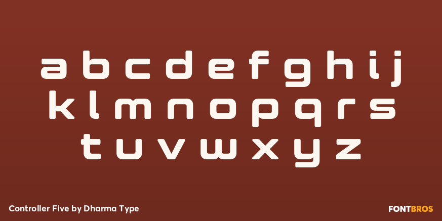 Controller Five Font Poster #3