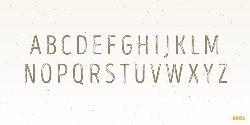 Intro Rust Head RUC G Base Font Poster #3