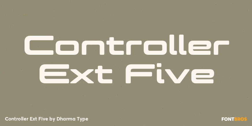 Controller Ext Five Font Poster #1