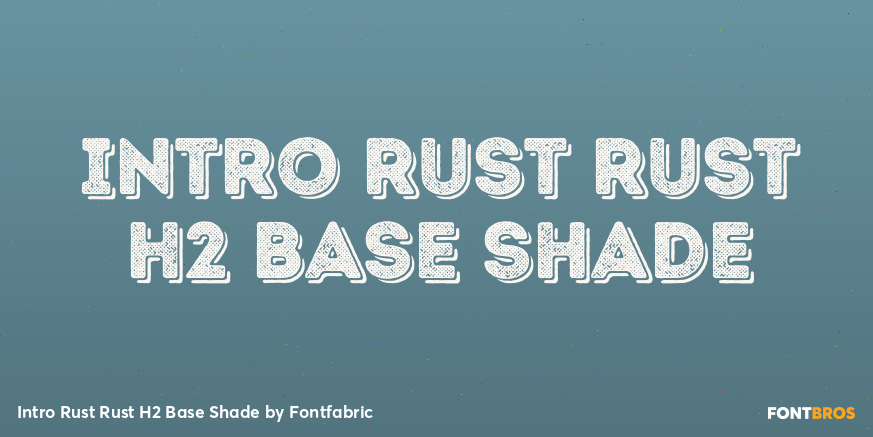 Intro Rust Rust H2 Base Shade Poster