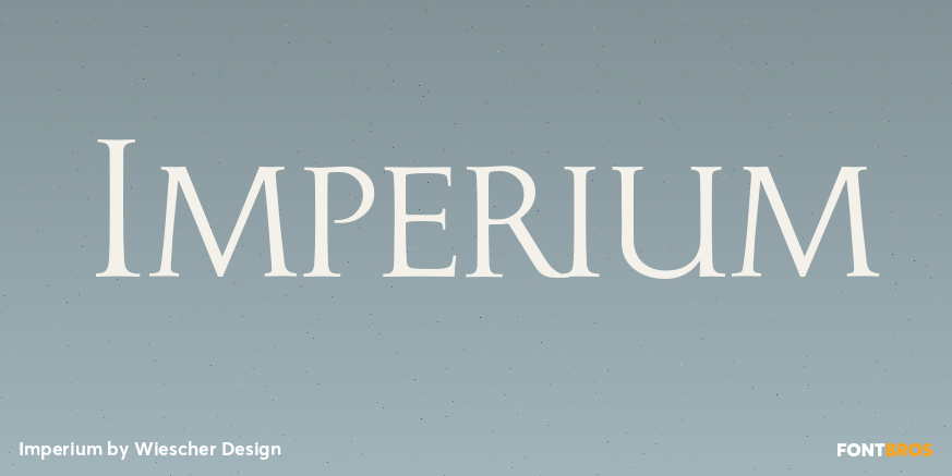 Imperium Font Poster #1