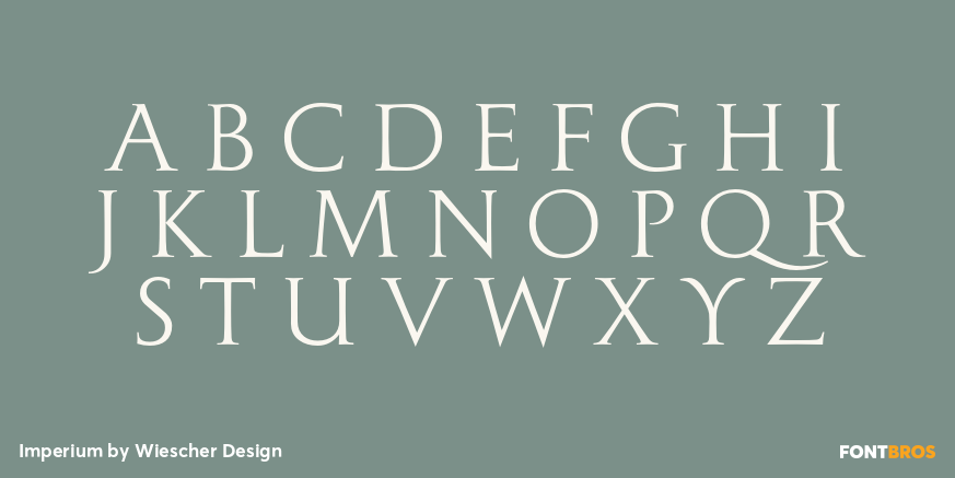Imperium Font Poster #2