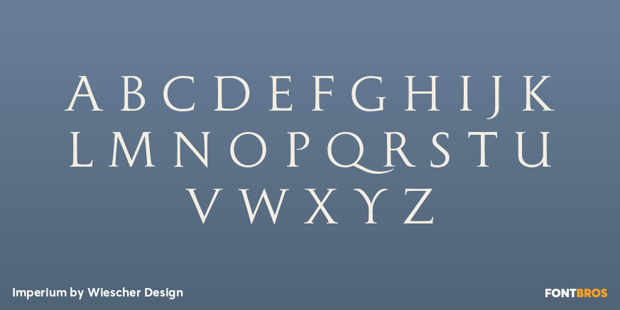 Imperium Font Poster #3