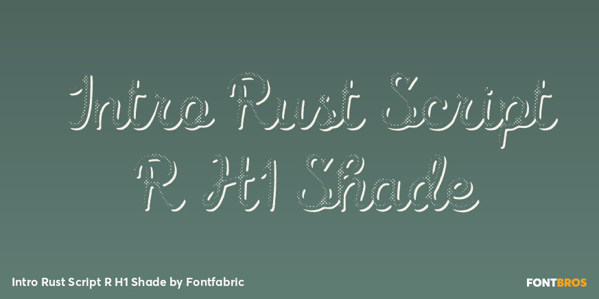 Intro Rust Script R H1 Shade Poster