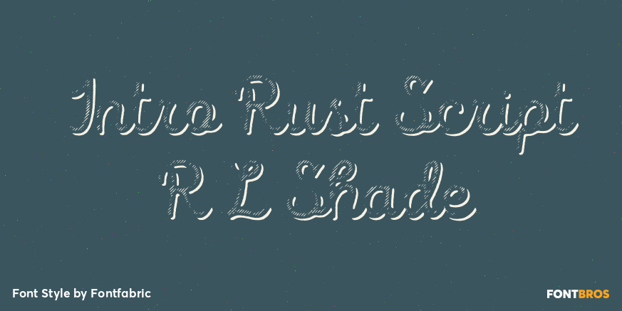 Intro Rust Script R L Shade Poster