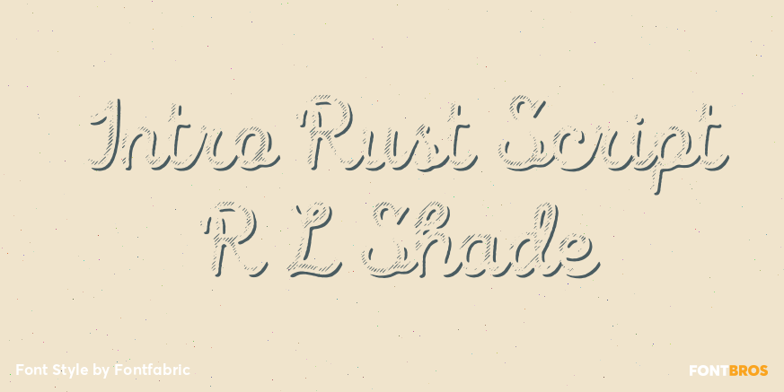 Intro Rust Script R L Shade Poster