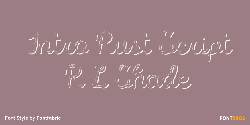 Intro Rust Script R L Shade Poster
