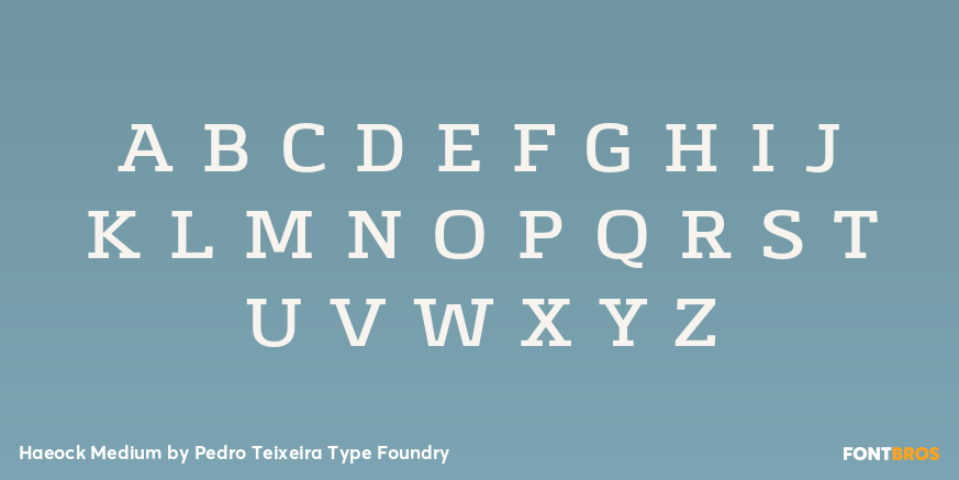 Haeock Medium Font Poster #1