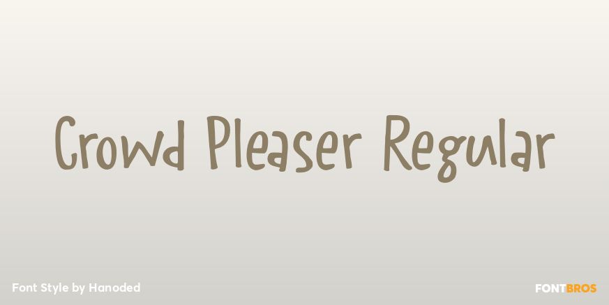 Crowd Pleaser Regular Poster