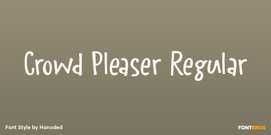 Crowd Pleaser Regular Poster