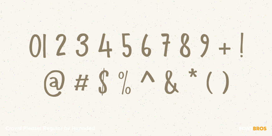 Crowd Pleaser Regular Font Poster #4