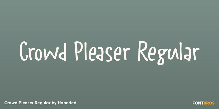 Crowd Pleaser Regular Poster