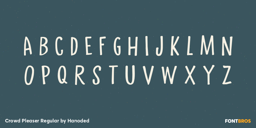 Crowd Pleaser Regular Font Poster #2