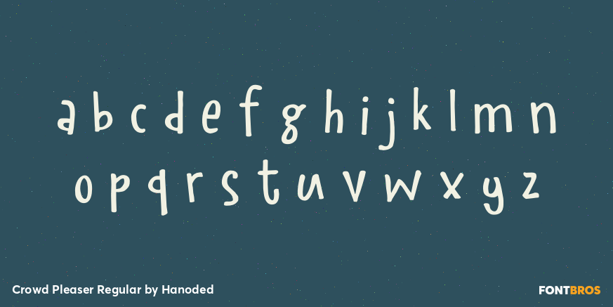 Crowd Pleaser Regular Font Poster #3