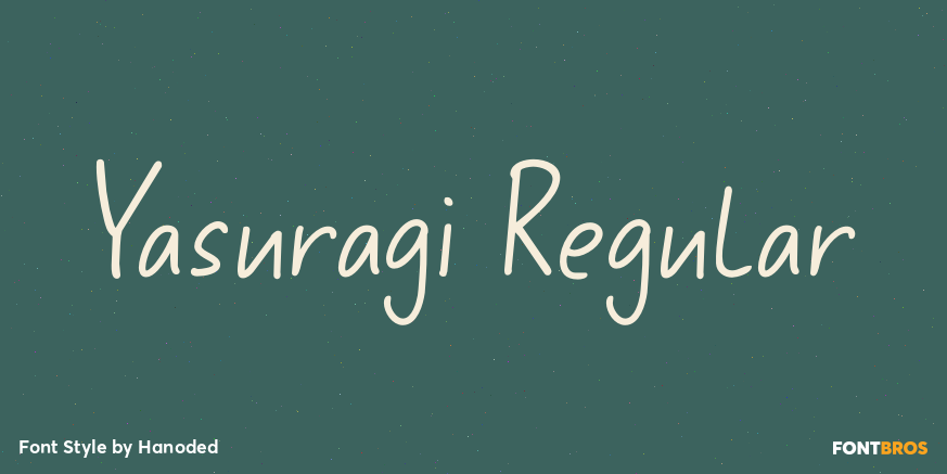 Yasuragi Regular Poster