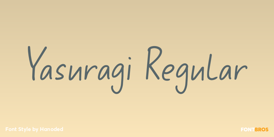 Yasuragi Regular Poster