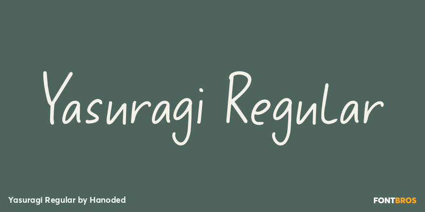 Yasuragi Regular Poster