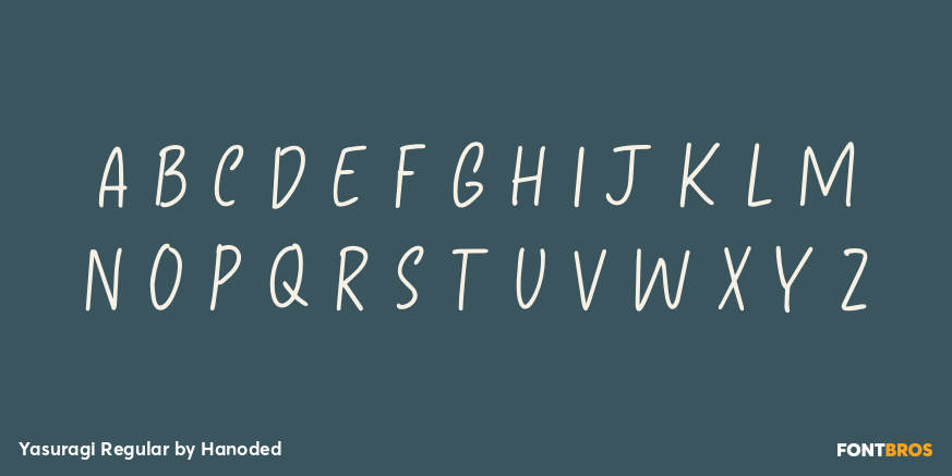 Yasuragi Regular Font Poster #1