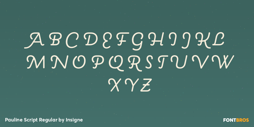 Pauline Script Regular Font Poster #2