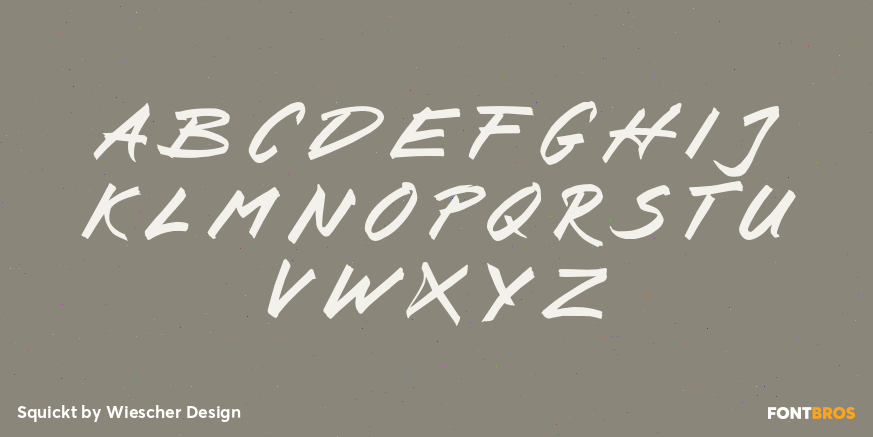 Squickt Font Poster #2