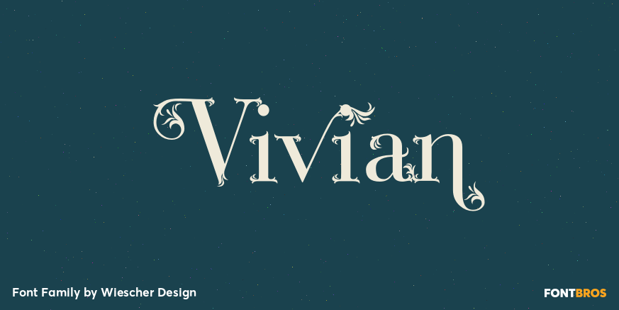 Vivian Font Poster #1