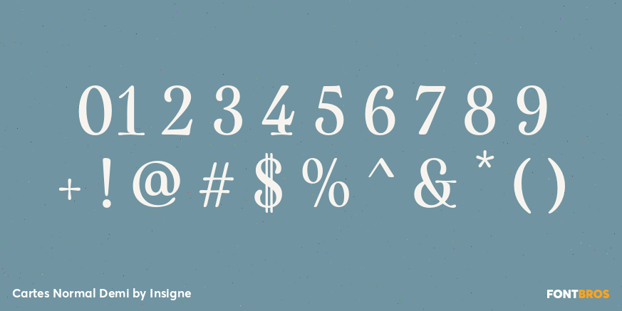 Cartes Normal Demi Font Poster #1