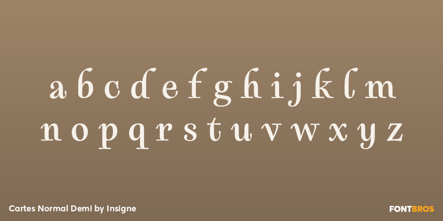 Cartes Normal Demi Font Poster #3