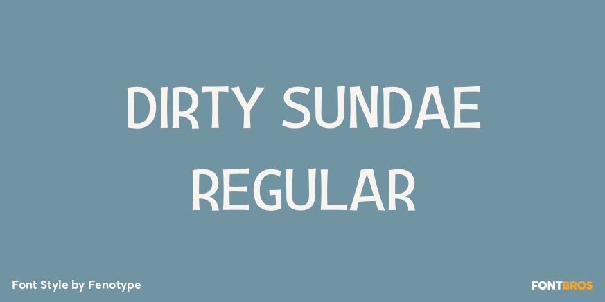 Dirty Sundae Regular Poster
