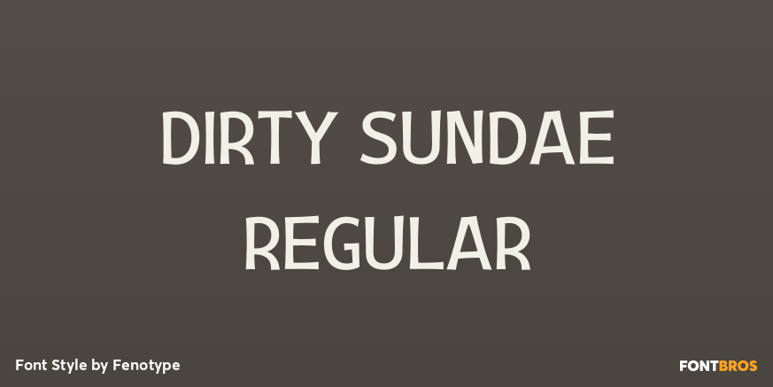 Dirty Sundae Regular Poster
